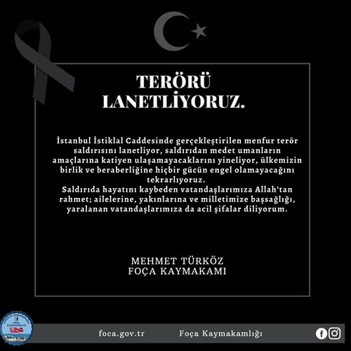 TERÖRÜ LANETLİYORUZ